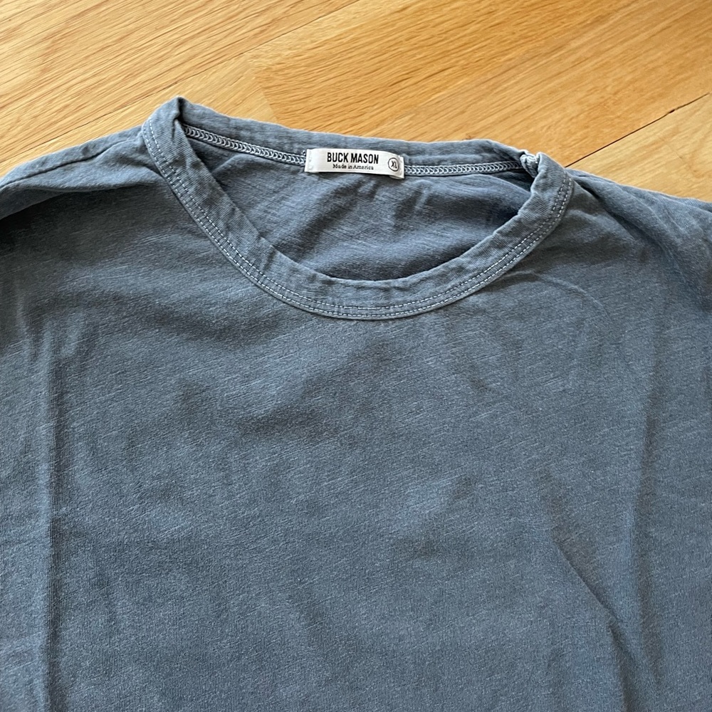 Buck mason curved hem tee